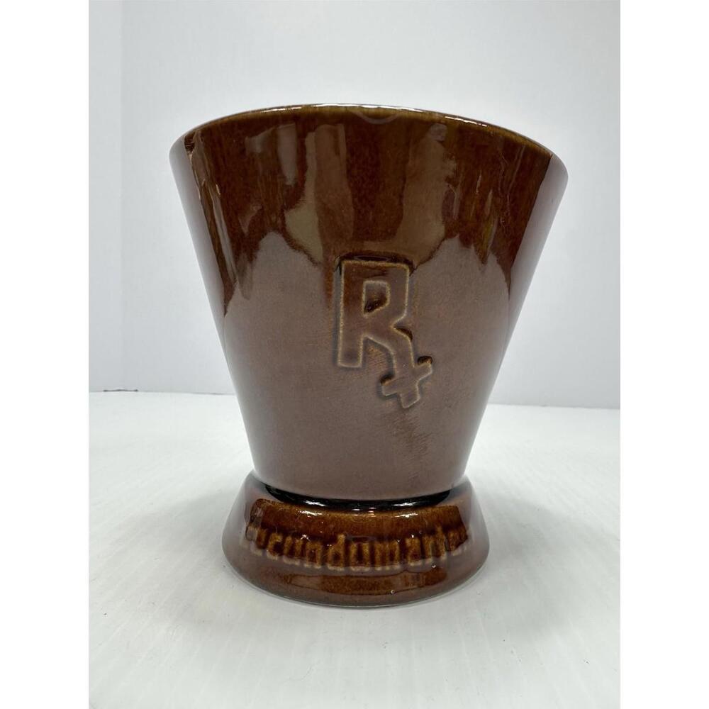 Vintage Apothecary Pharmacy Ceramic Schering‎ William Procter Jr Rx Mortar